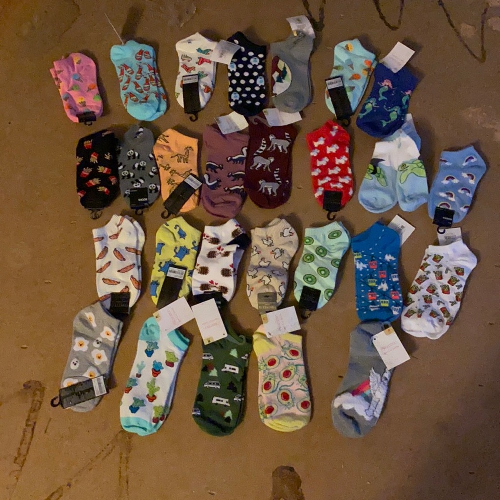 27 brand new cute socks 🧦🥳🥳